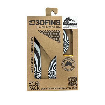 Skim Fin Set (Chopstix + Dim Sum) - B&W Spiral